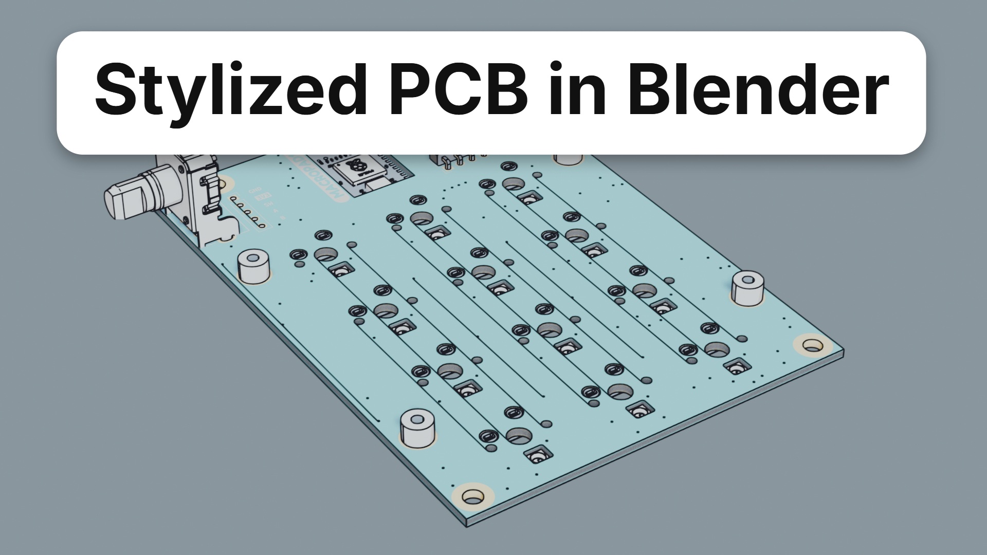Stylized PCB Rendering: Building a 'Zelda: The Wind Waker' NPR Toon Shader in Blender